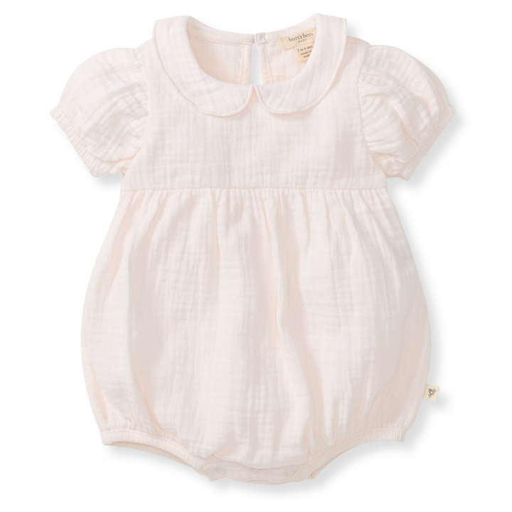 Baby Girl Muslin Collar Bubble Romper