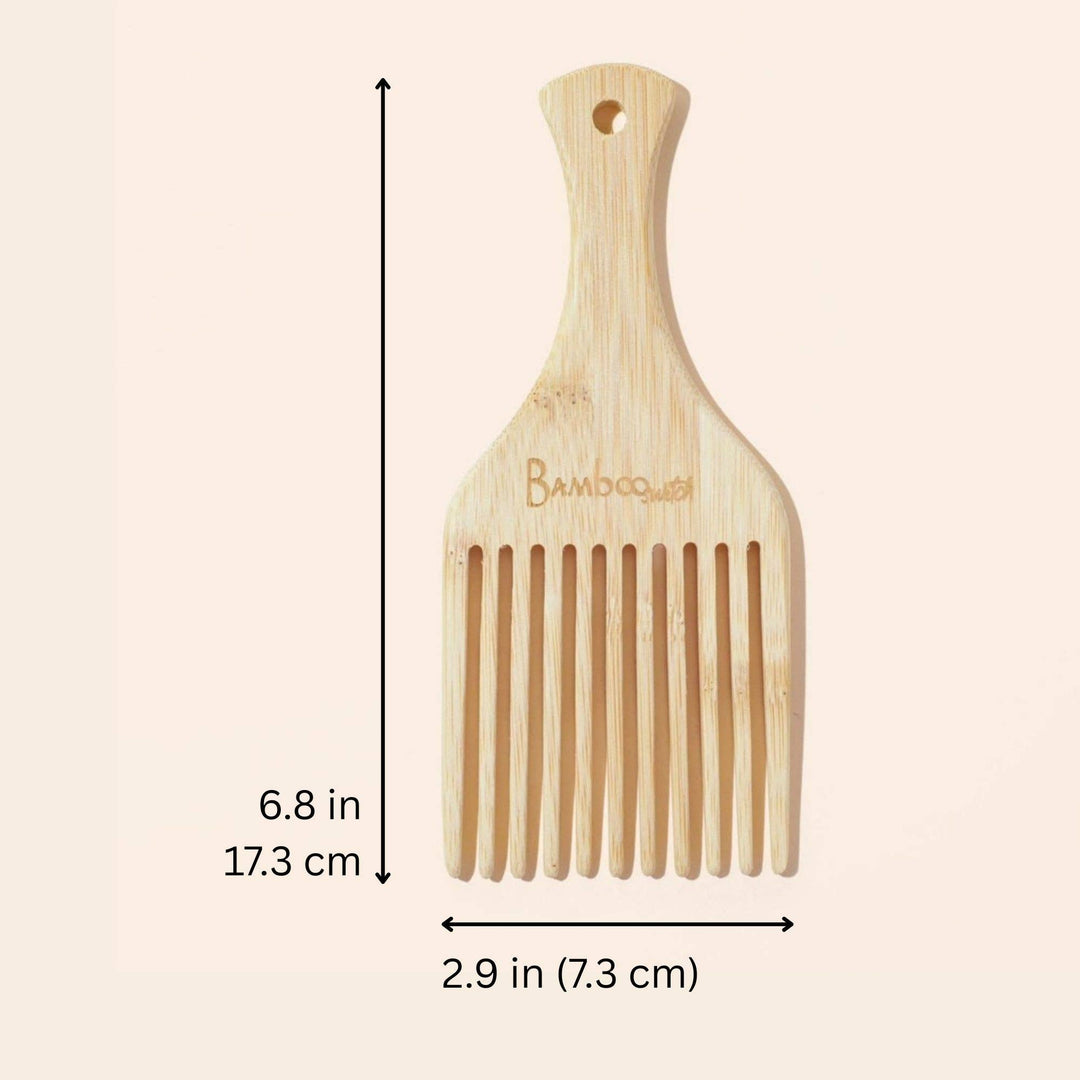 Bamboo Hair Pick