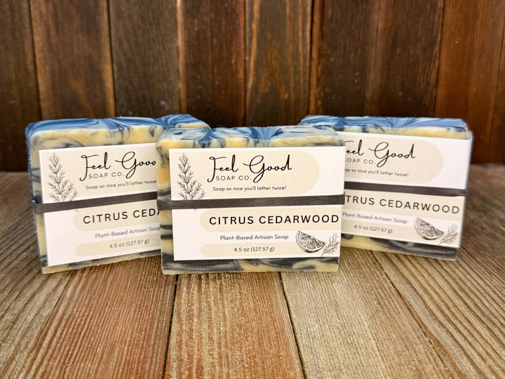 Citrus Cedarwood Organic Coconut Milk & Shea Butter Soap