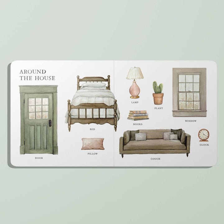 Our Big Book of First Words Baby Board Book