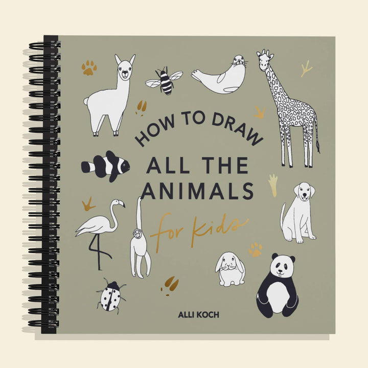 All the Animals: How to Draw Books for Kids (Spiral)