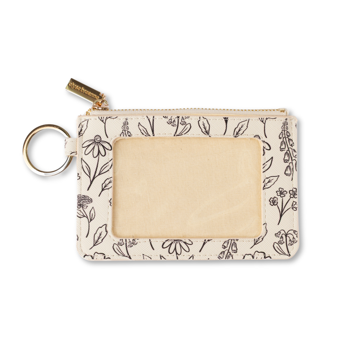 Sage Floral ID Holder/Coin Purse