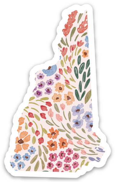 New Hampshire State Floral Stickers