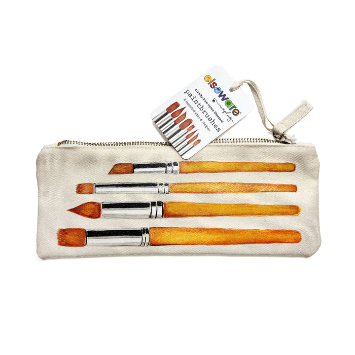 Paintbrush Set in Canvas Bag