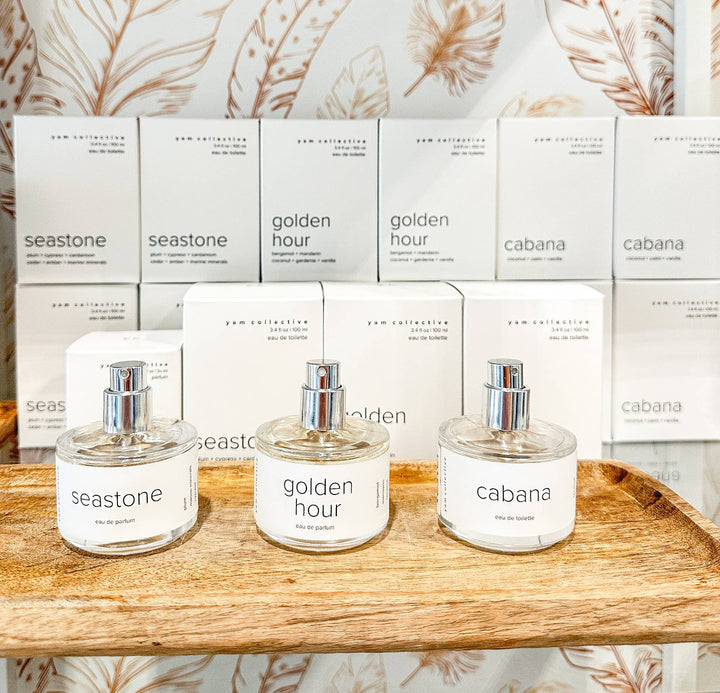 Sea Stone Eau de Parfum: Marine Minerals, Cypress, Plum
