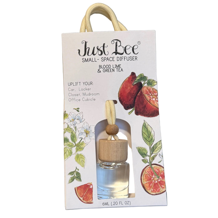 Blood Lime & Green Tea Small Space Hanging Diffuser by Just Bee