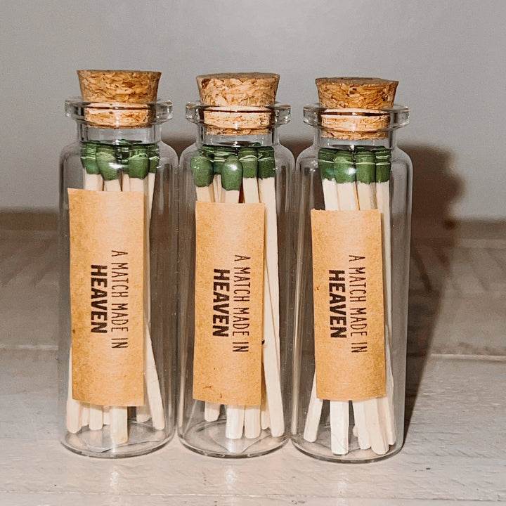 Corked Glass Bottle of Matches