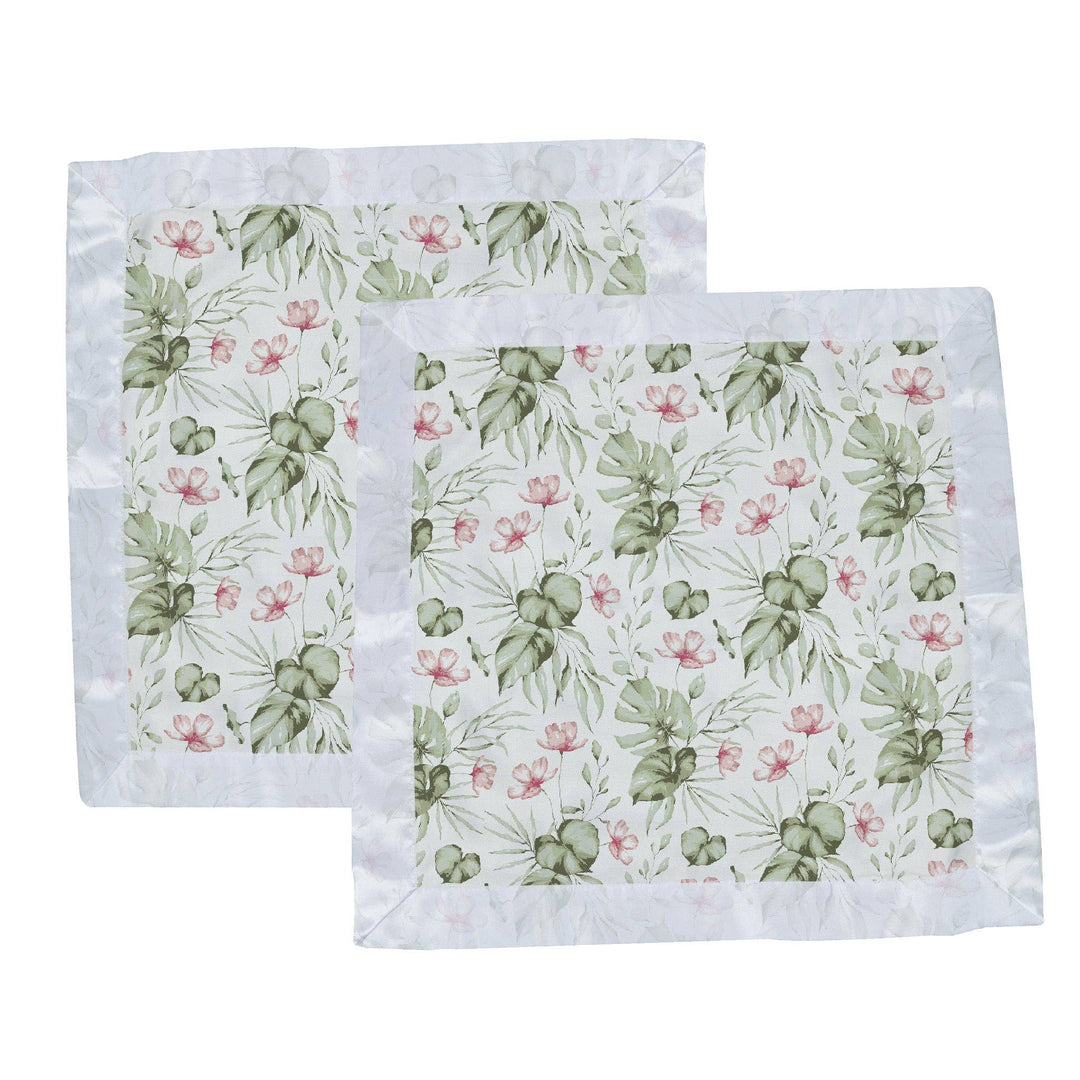 Silver Pink Orchid Newcastle Blankie Set