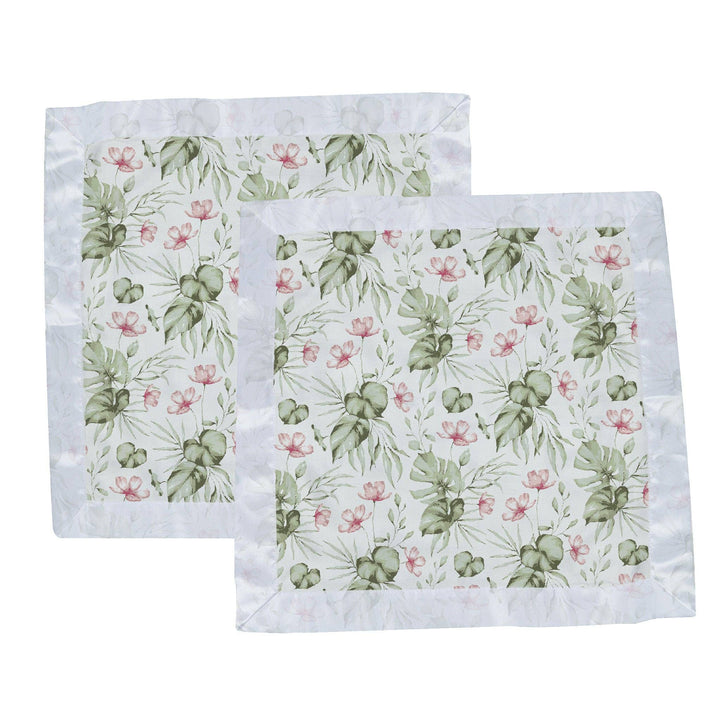 Silver Pink Orchid Newcastle Blankie Set