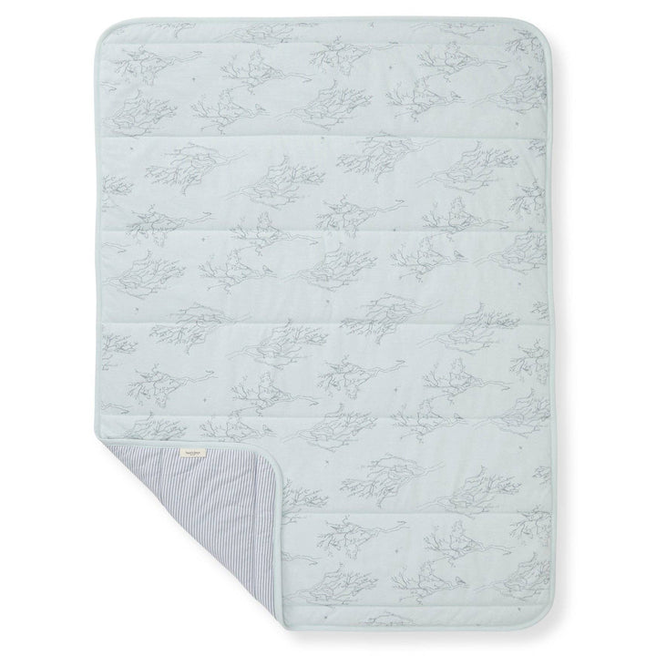 Swaying Branches Organic Cotton Reversible Baby Blanket