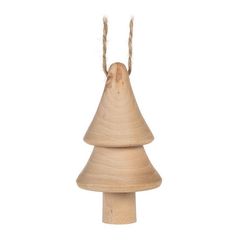 Small Tree Ornament-2 Assorted 3.5"H
