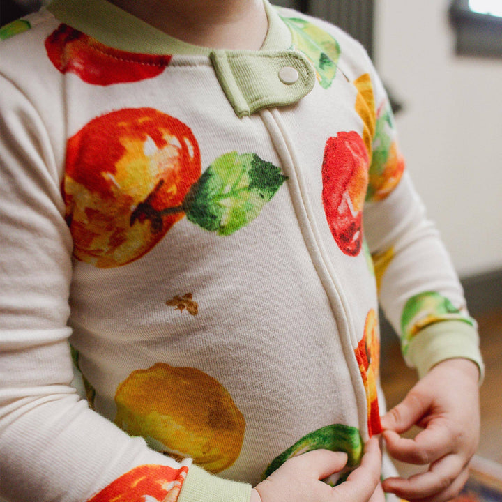 Apple Picking Organic Cotton Footed Sleeper