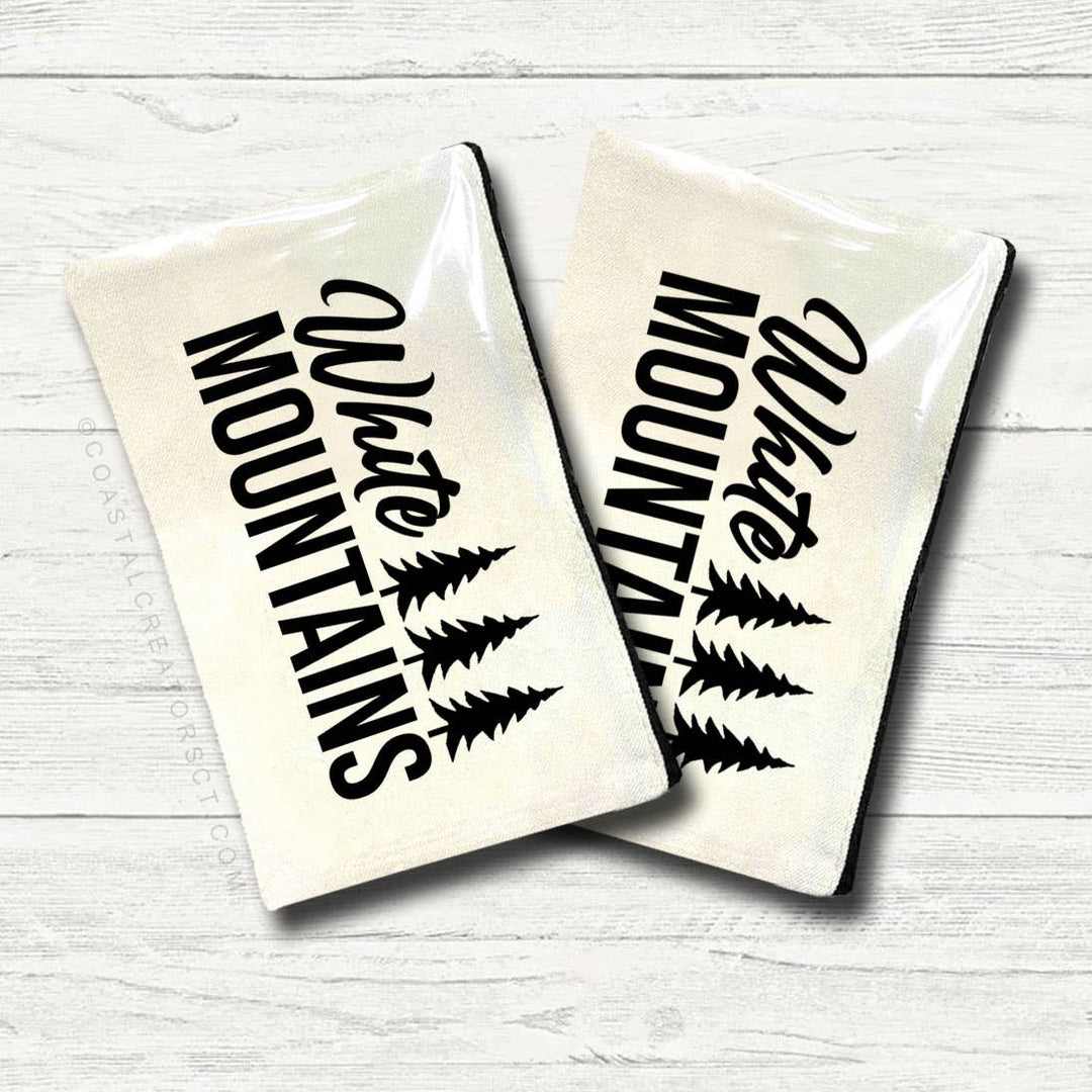 New Hampshire White Mountains Multi-Use Canvas Travel Pouch