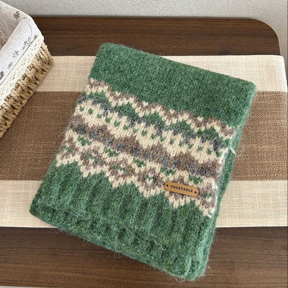 Scarvii Green Neck Warmer
