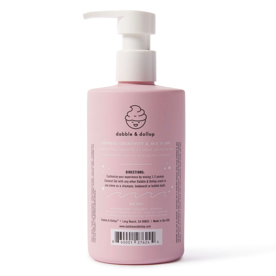 All-Natural Coconut Body Wash, Bubbles & Shampoo