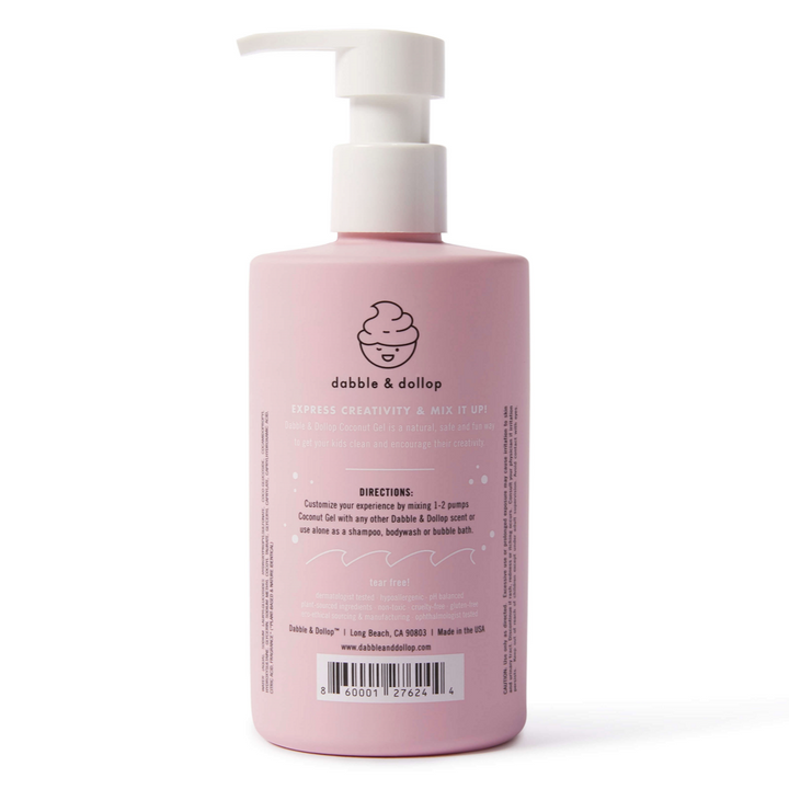 All-Natural Coconut Body Wash, Bubbles & Shampoo