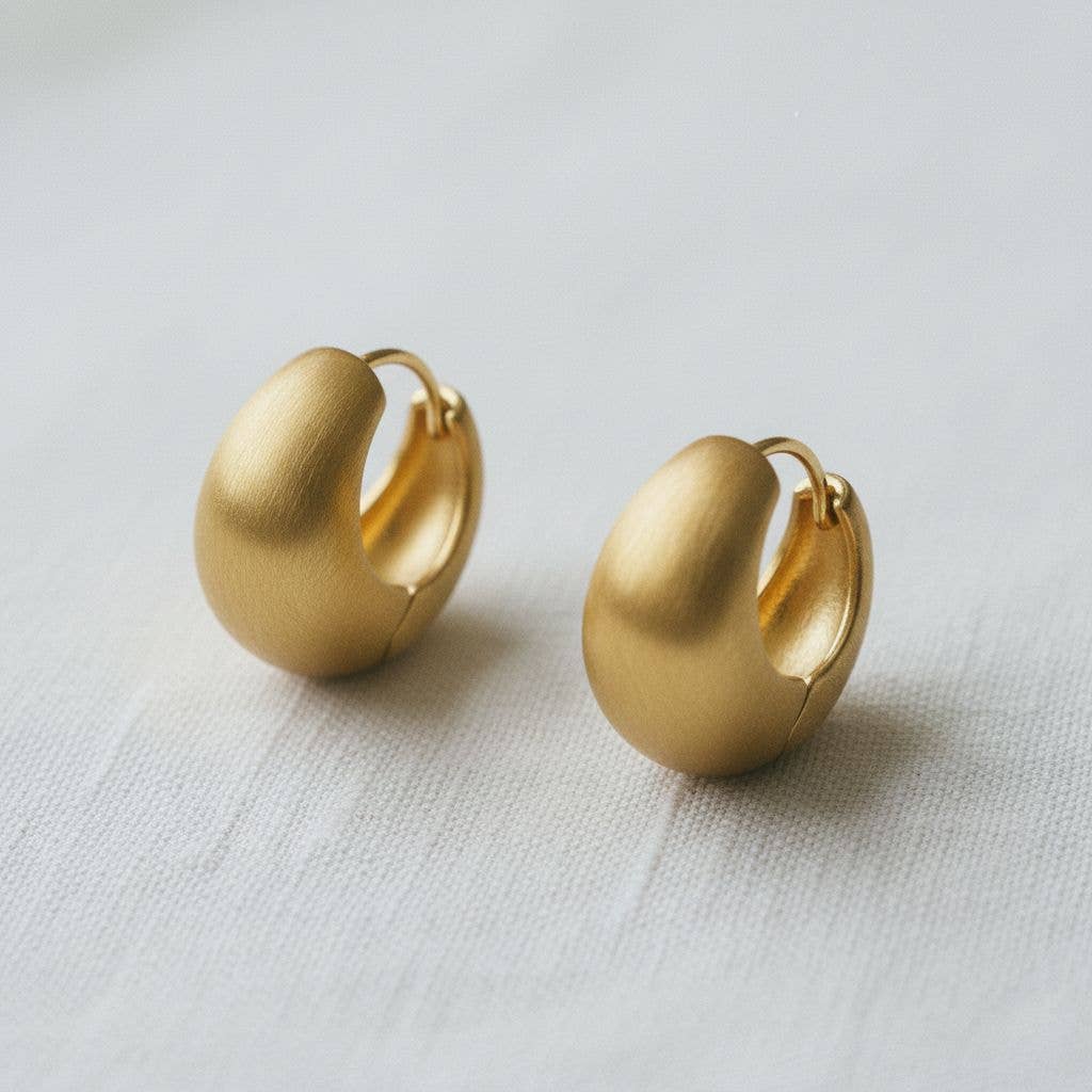 Stylish Vintage-Inspired Hoop Earrings