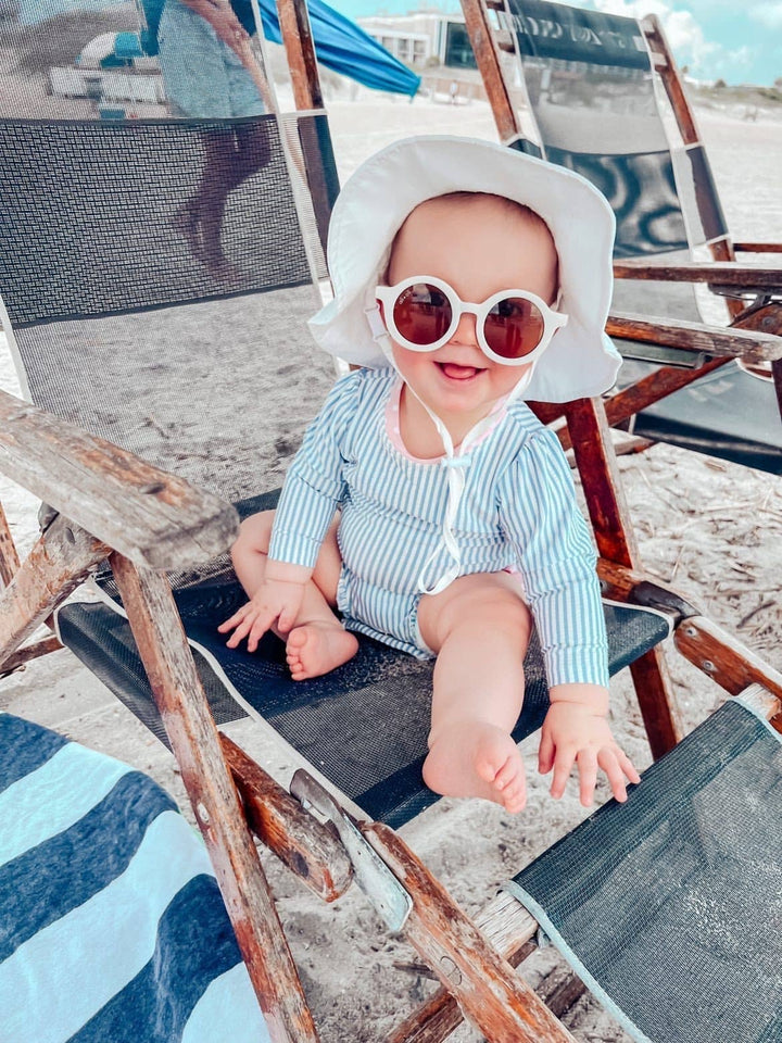 Kids Round Vanilla Sunglasses