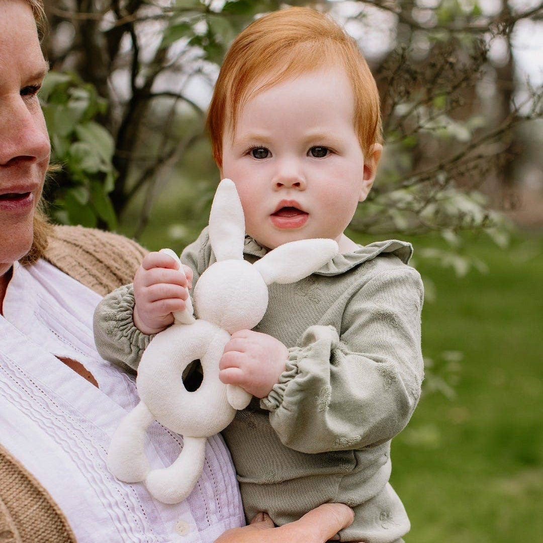 Bunny Plush Baby Rattle