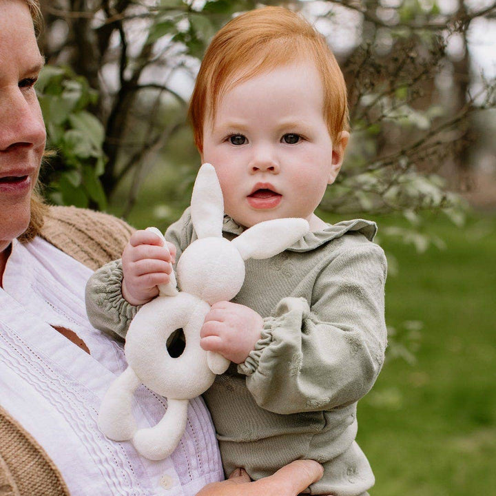 Bunny Plush Baby Rattle