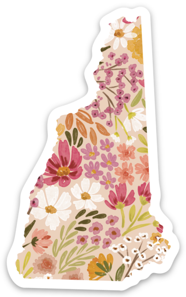 New Hampshire State Floral Stickers
