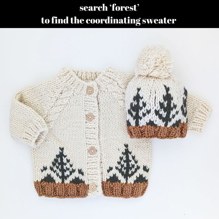 Forest Knit Beanie Hat - Baby & Kids