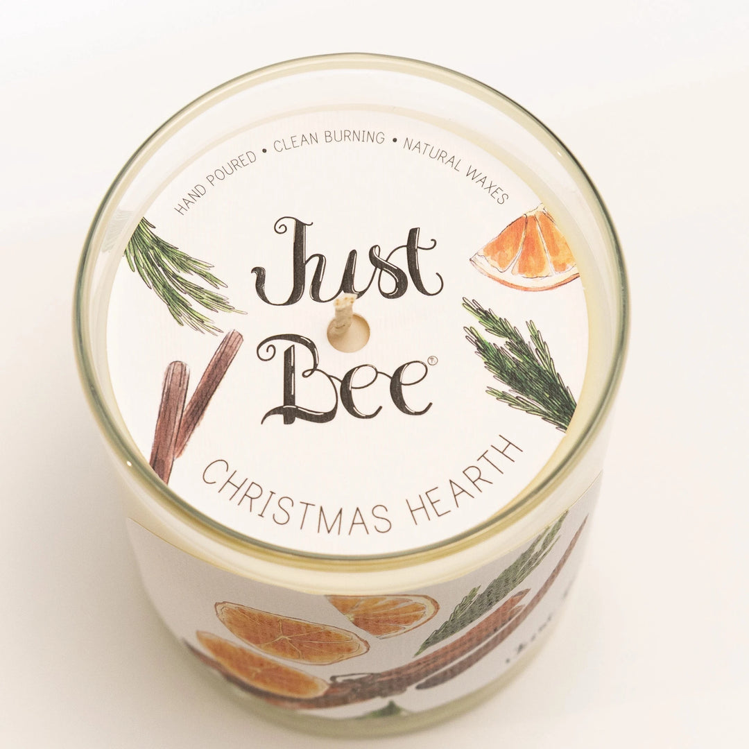 Christmas Hearth Candle by Just Bee