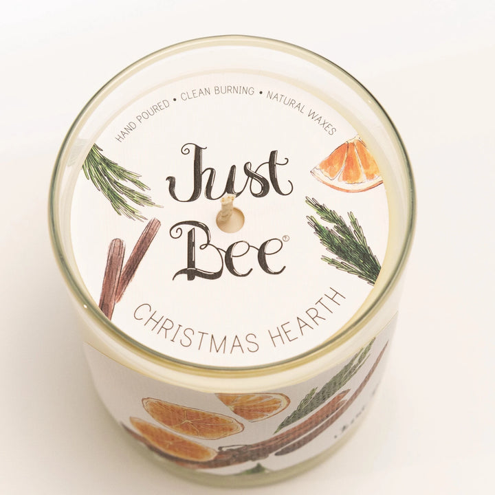 Christmas Hearth Candle by Just Bee
