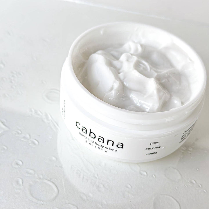 Cabana Hand + Body Creme: Vanilla, Palm, Coconut