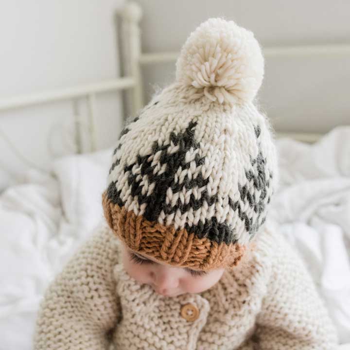 Forest Knit Beanie Hat - Baby & Kids