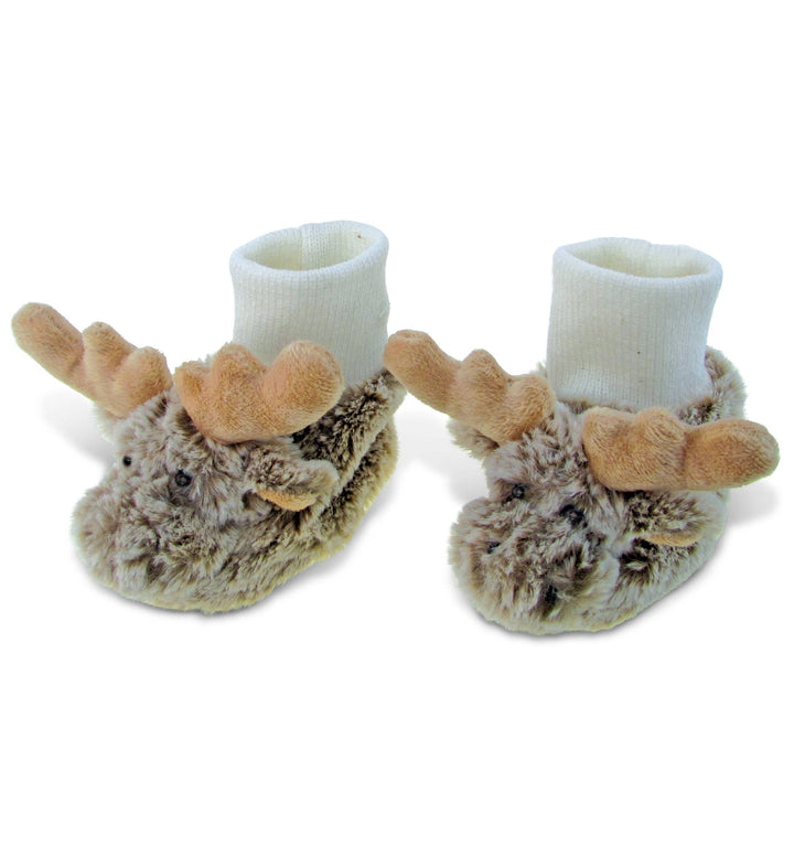Super Soft Plush Baby Moose Shoes