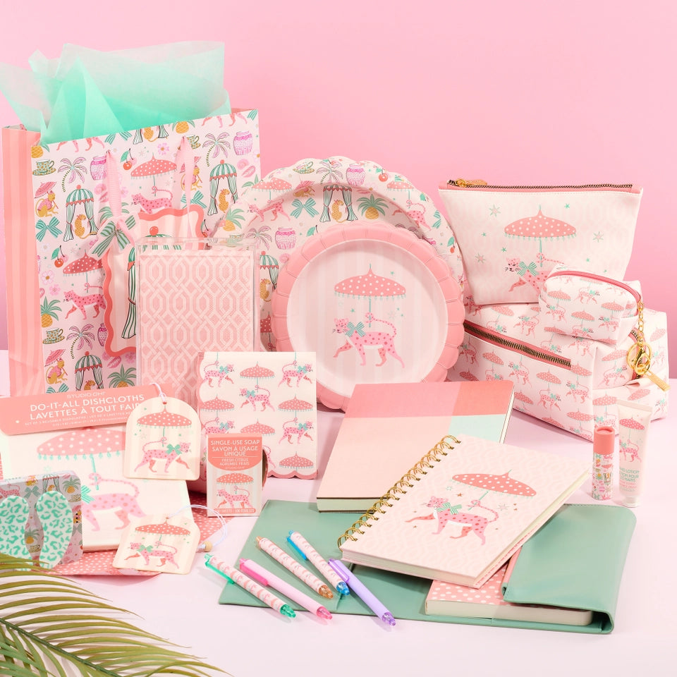 Leopard on Parade Soft-Touch Gel Pen Set