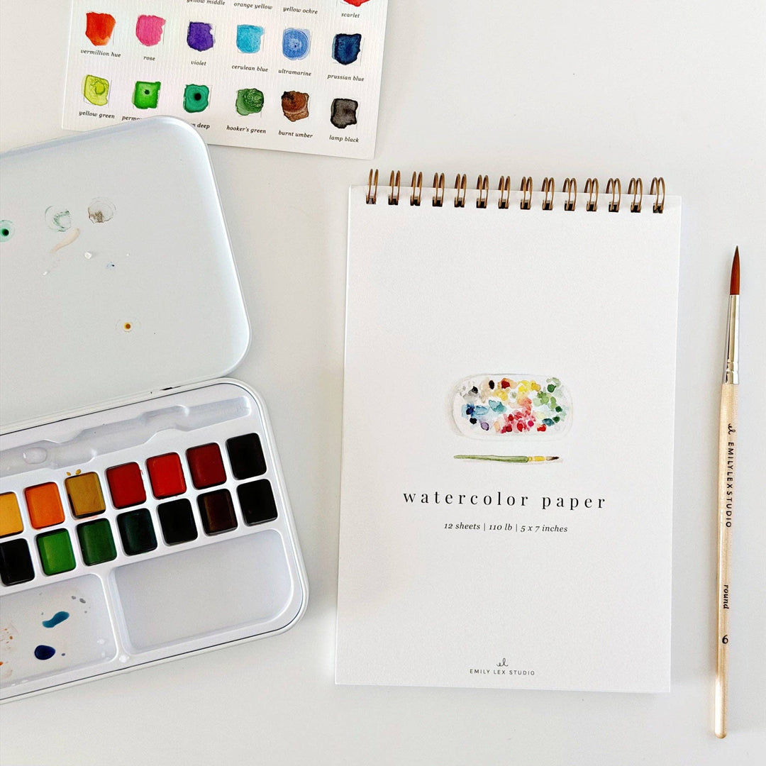 Spiral Bound Watercolor Paper Pad