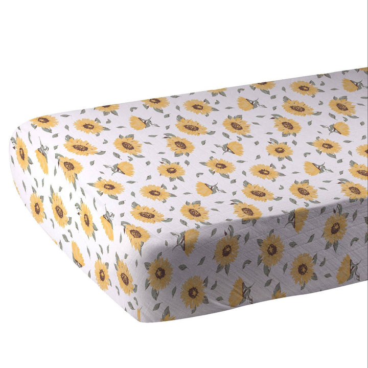 Sunflower Farm Crib Sheet