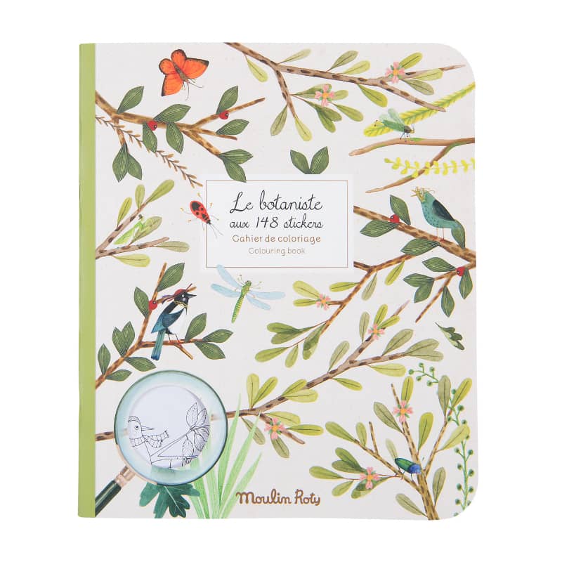 La Botaniste Garden Theme Coloring Book w/ Stickers