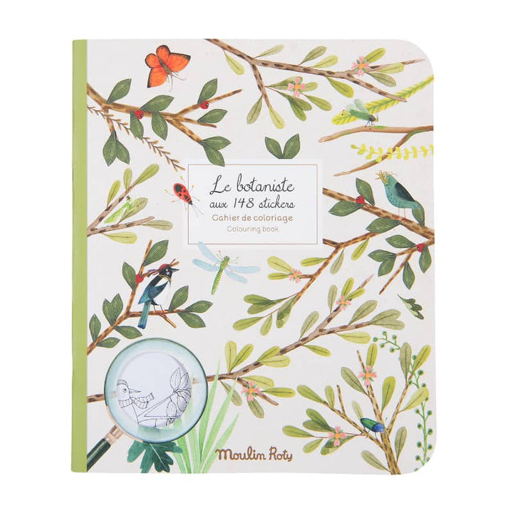 La Botaniste Garden Theme Coloring Book w/ Stickers