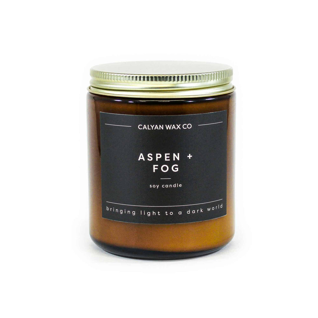 Aspen + Fog - Amber Jar Soy Candle