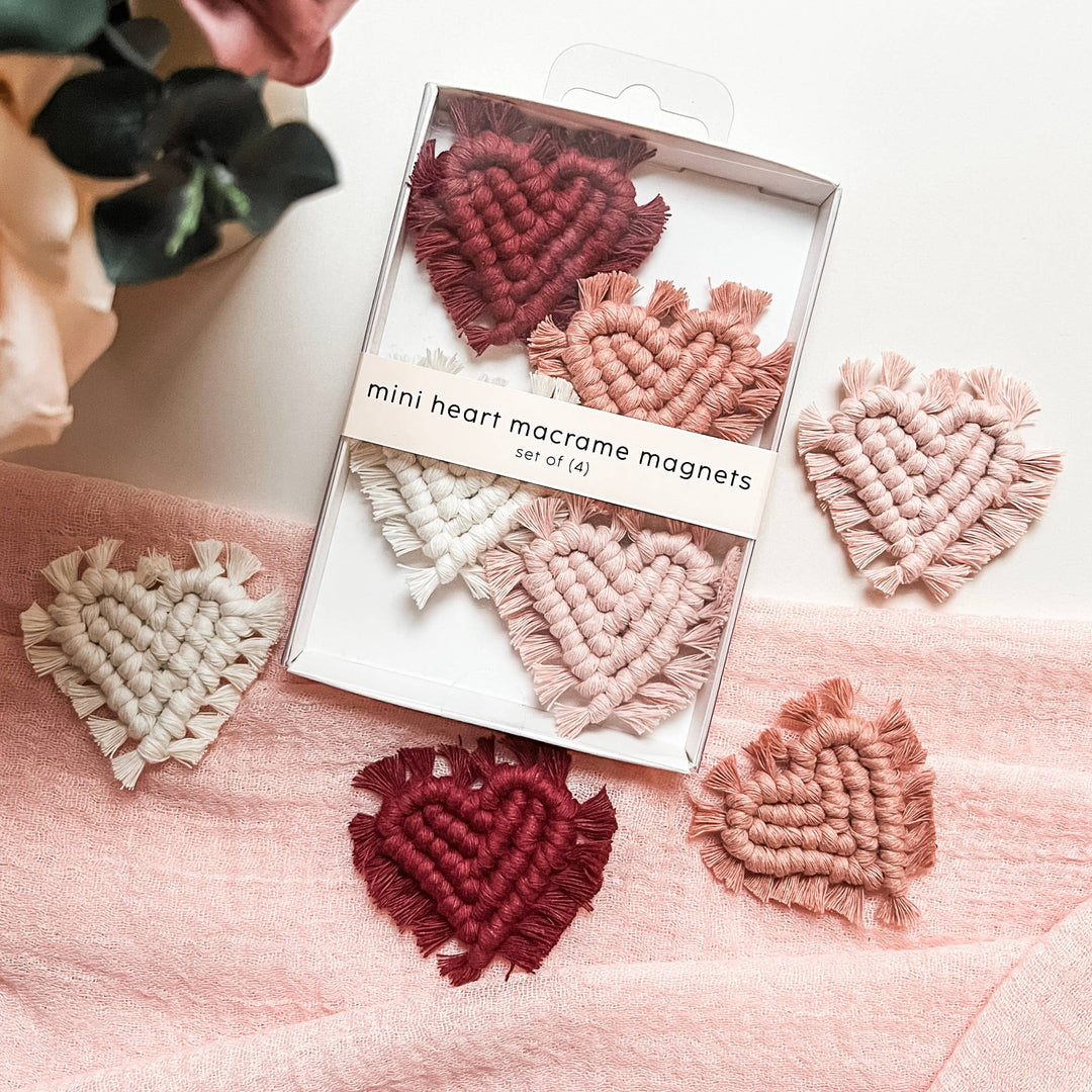 Mini Heart Magnet Set of 4