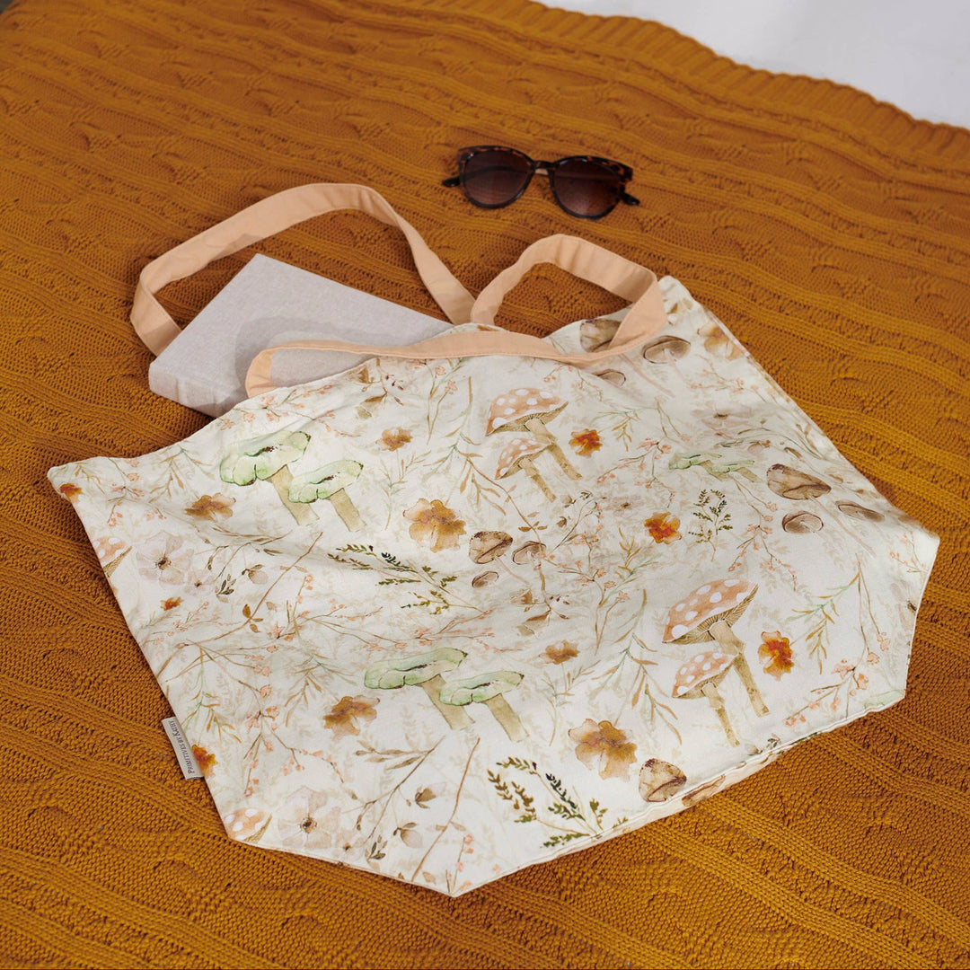 Mushroom & Wildflower Garden Tote