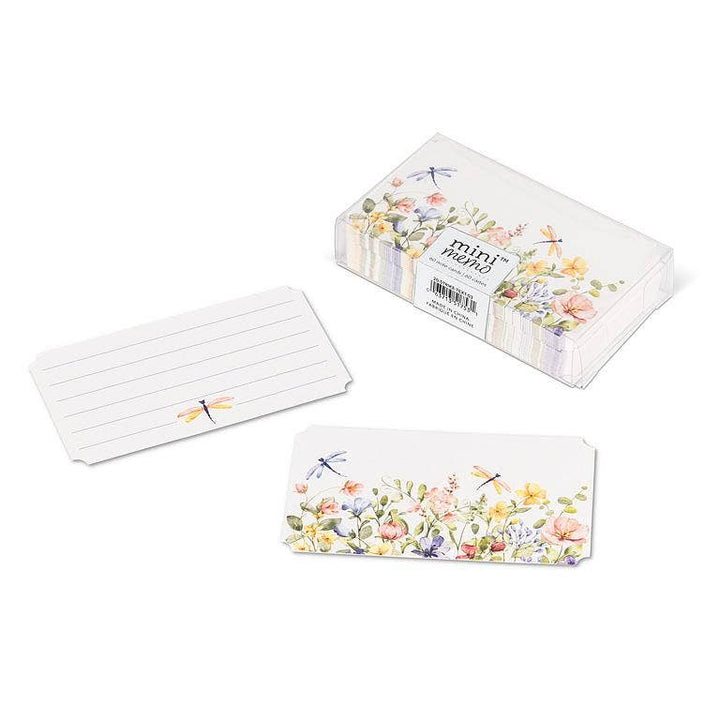 Dragonfly & Floral Mini Note Cards
