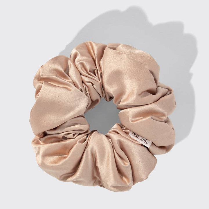 Blush 4 pc Satin Pillow Scrunchies