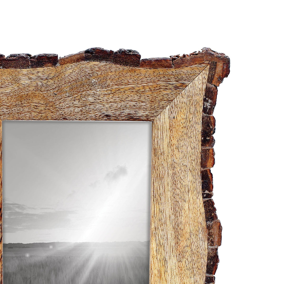 Rustic Live Edge 4x6 Photo Wood Picture Frame