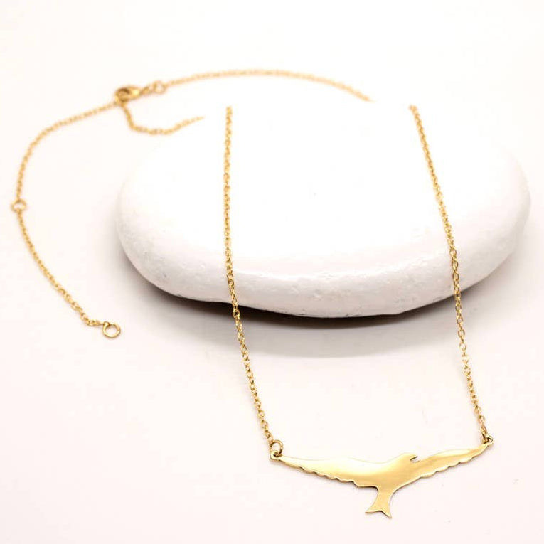 Brass Bird Necklace