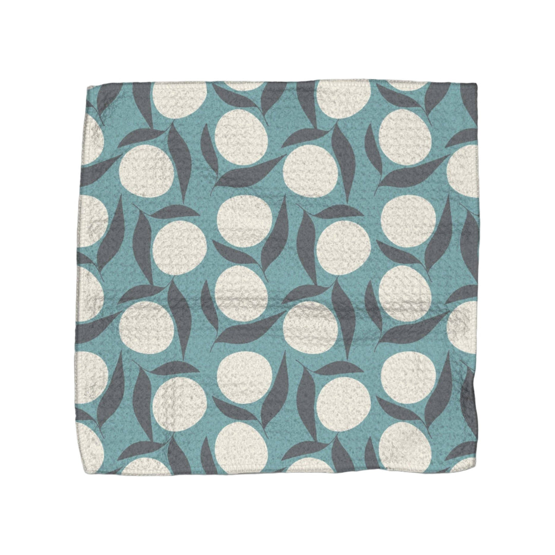 Polka Dot Blooms Dishcloth Set by Geometry