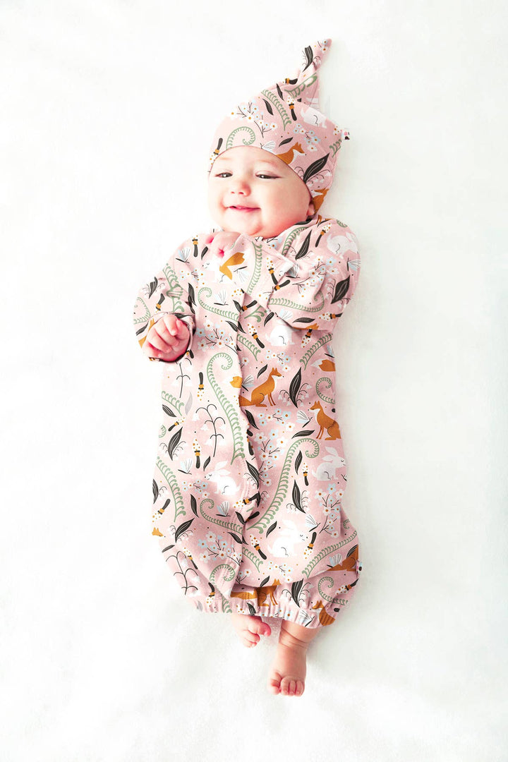 Babysoy Baby Snaps Gown - 3 prints