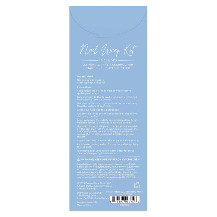Pretty Petals Mani Nail Wrap Kit