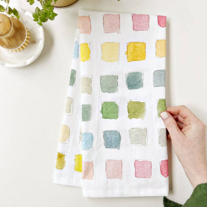 Paintswatch Tea Towel by Emily Lex