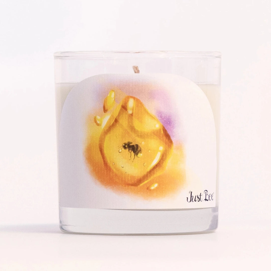 Golden Amber Candle by Just Bee