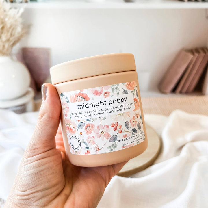 Midnight Poppy Deluxe Candle Tin