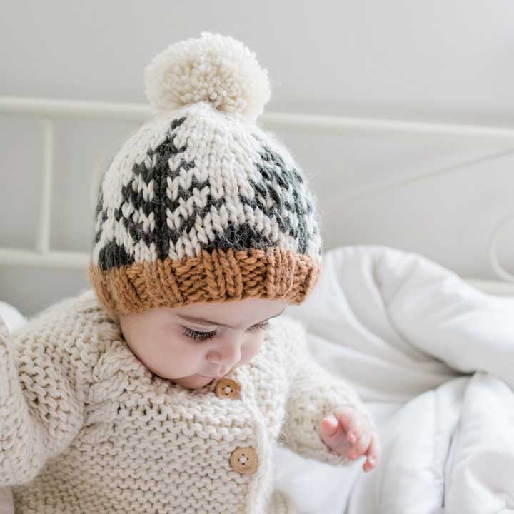 Forest Knit Beanie Hat - Baby & Kids
